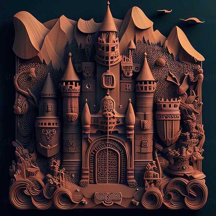 3D model Age of Castles Warlords game (STL)